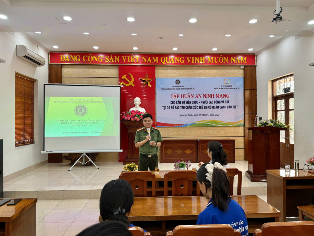 TẬP HUẤN AN NINH MẠNG CHO CÁN BỘ VIÊN CHỨC NGƯỜI LAO ĐỘNG, TRẺ EM TẠI CƠ SỞ